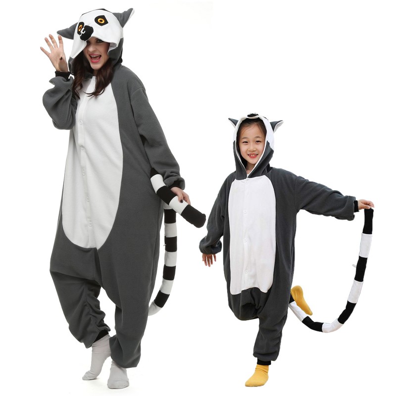 Lemur Kids Animal Onesie Kigurumi - Cosplay