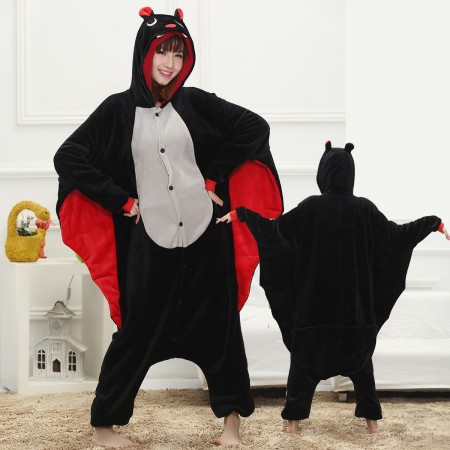 Bat Onesie for Women & Men Costume Onesies Pajamas Halloween Outfit