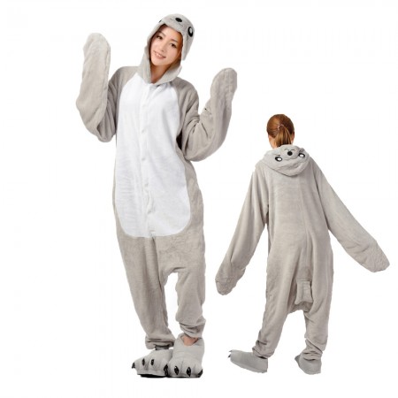 Seal Costume Onesie for Women & Men Pajamas Halloween Outfit