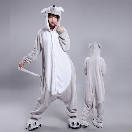 Mouse Onesie Costume Pajamas for Adults & Teens Halloween Outfit