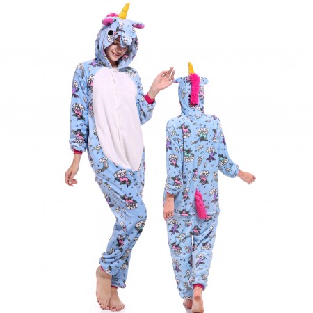 Unicorn Onesie Costume Pajamas for Adults & Teens Halloween Outfit
