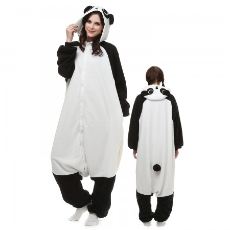 Panda Costume Onesie Pajamas Adult Animal Onesie for Women & Men