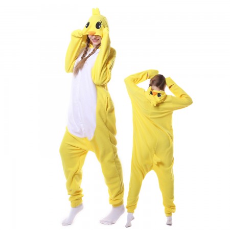 Cute Duck Costume Onesie Pajamas Adult Animal Costumes for Women & Men