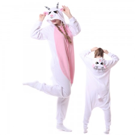 Goat Costume Onesie Pajamas Adult Animal Costumes for Women & Men