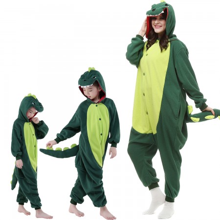 Green Dinosaur Onesie Costume  Animal Onesies for Adults & Kids
