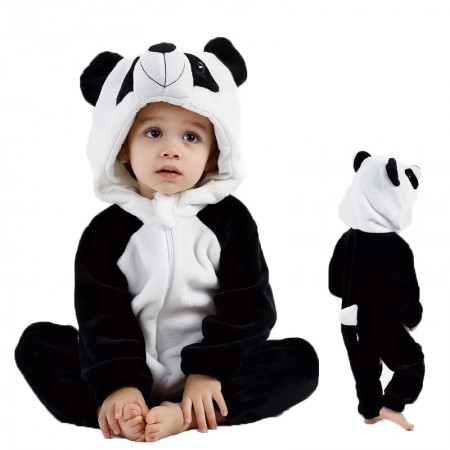 Panda Onesie Pajama Toddler Animal Costume for Baby Infant