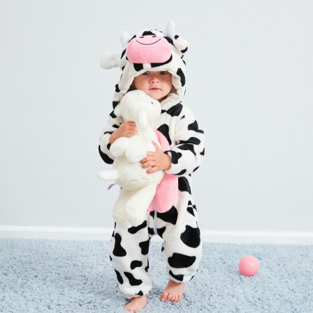 Cow Onesie Pajama Toddler Animal Costume for Baby Infant