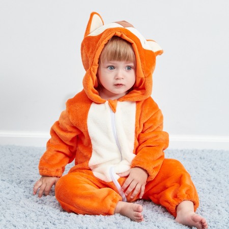 Baby Fox Onesie Pajama Animal Onesies Costume for Toddler Infant