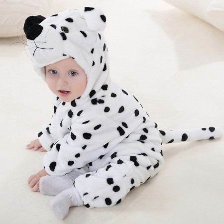 Baby Snow Leopard Onesie Pajama Animal Onesies Costume for Toddler Infant