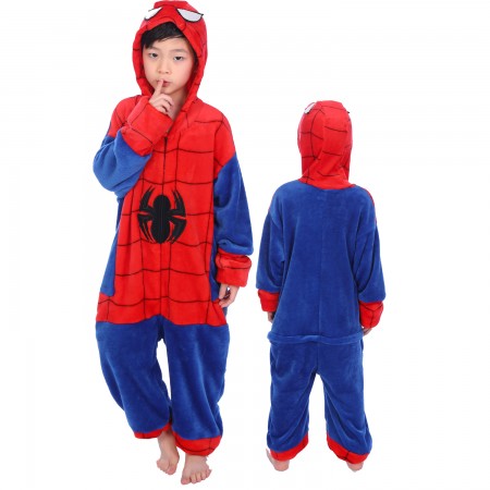 Kids Spiderman Onesie Costume Pajama Animal Outfit for Boys & Girls