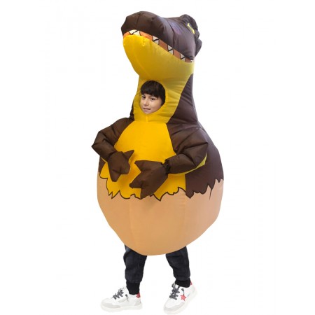 Inflatable Dinosaur Egg Costume Blow Up Halloween Kids Fancy Dress Costumes
