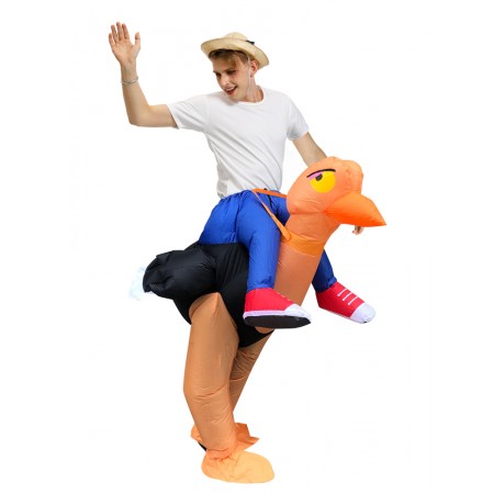 Inflatable Ostrich Costume Halloween Blow Up Funny Costumes For Adult