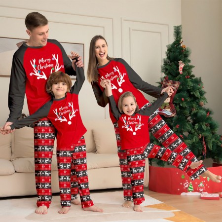Christmas Pajamas Home Casual Family Sleepwear Christmas Pj's