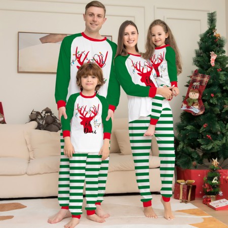 Christmas Pajamas Cartoon Shark Family Christmas Jammies Matching Sleepwear