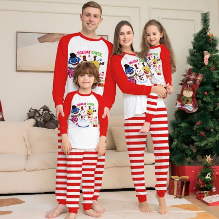 Lovely Cartoon Christmas Pajamas Family Xmas Jammies Holiday Pyjamas