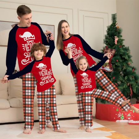 Elf Squad Christmas Pajamas Xmas Family Matching Pjs