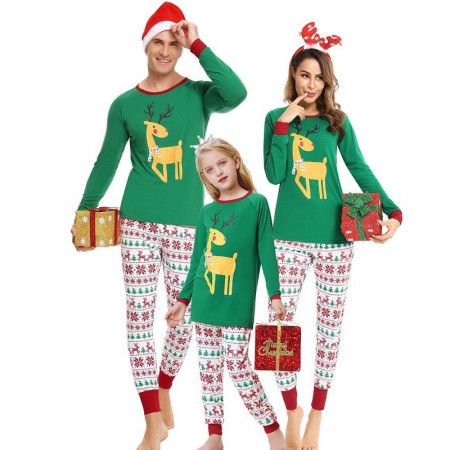 Christmas Family Pajamas Matching Sets Soft Festive Pjs Sleepwear